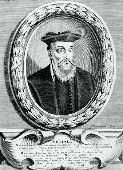 Portrait of Michel de Nostredame (Nostradamus) (1503-66) by Jean Boulanger
